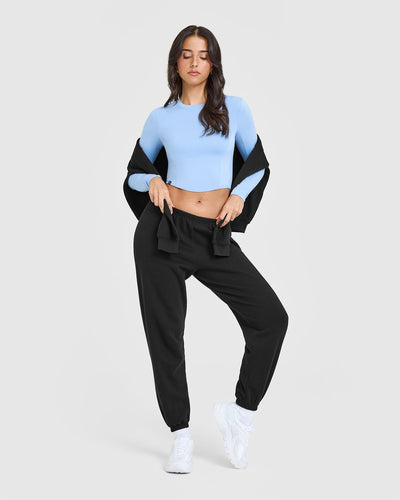 Mellowâ„¢ Soft Mid Long Sleeve Top | Powdered Blue