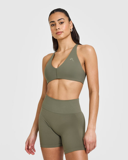 Oner Modal Unified Micro Bralette | Alpine Green