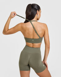 Unified Twist Sports Bra | Alpine Green
