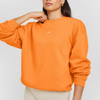 Foundations Raising the Bar Crew Neck Sweatshirt | Apricot Orange