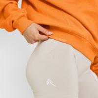 Foundations Raising the Bar Crew Neck Sweatshirt | Apricot Orange