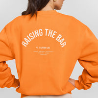 Foundations Raising the Bar Crew Neck Sweatshirt | Apricot Orange