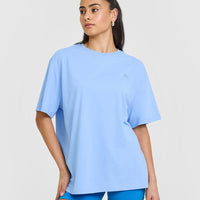 Classic Oversized Lightweight T-Shirt | Powdered Blue