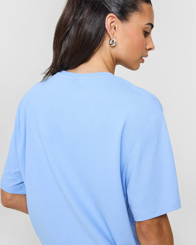 Classic Oversized Lightweight T-Shirt | Powdered Blue