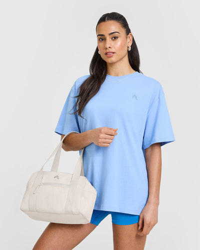 Classic Oversized Lightweight T-Shirt | Powdered Blue