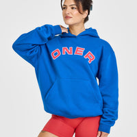 Foundations Oversized Graphic Hoodie | Oasis Blue
