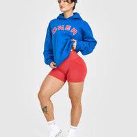 Foundations Oversized Graphic Hoodie | Oasis Blue