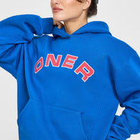 Foundations Oversized Graphic Hoodie | Oasis Blue