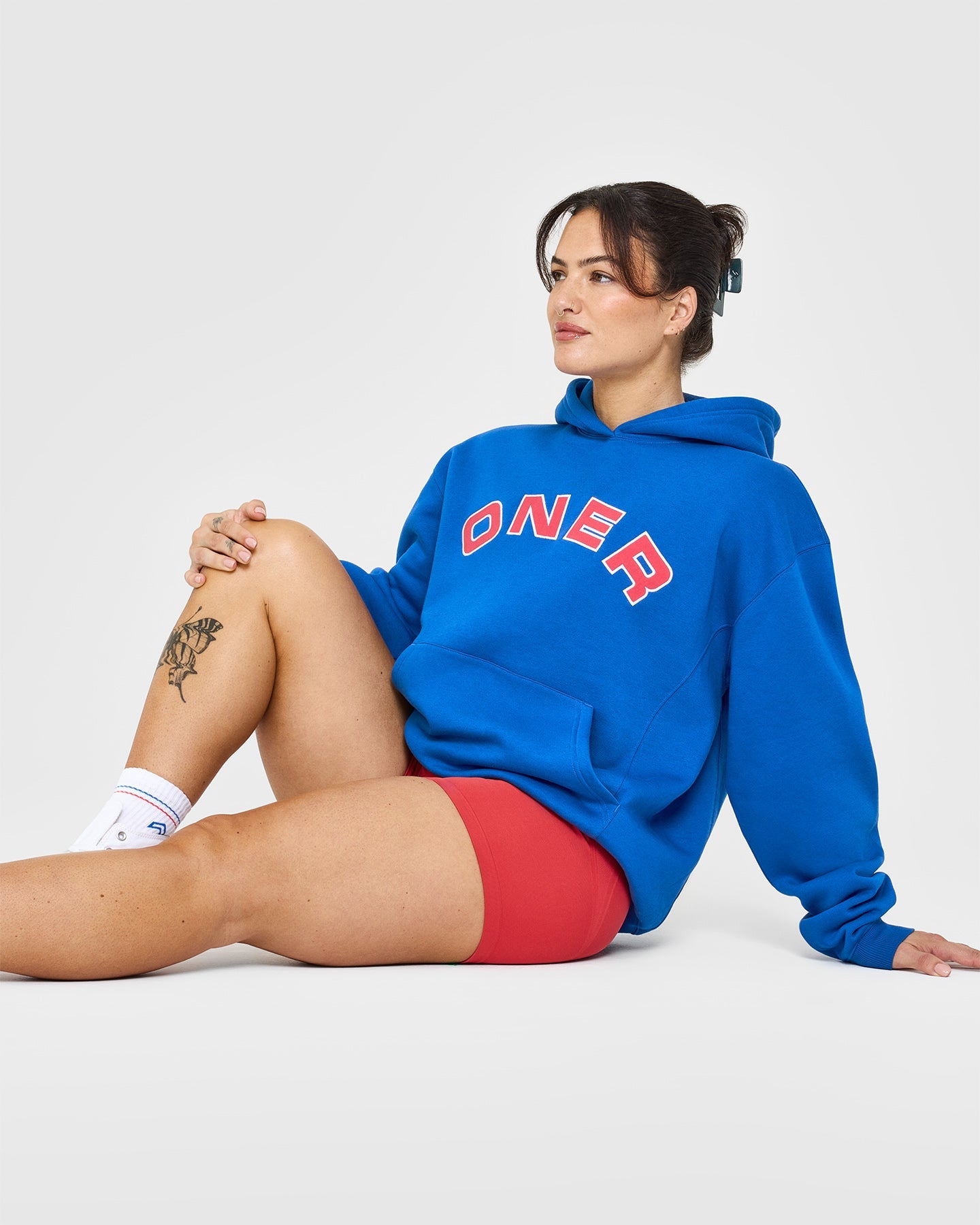 Foundations Oversized Graphic Hoodie | Oasis Blue