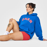 Foundations Oversized Graphic Hoodie | Oasis Blue