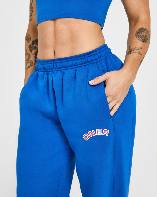 Foundations Joggers With Graphic | Oasis Blue