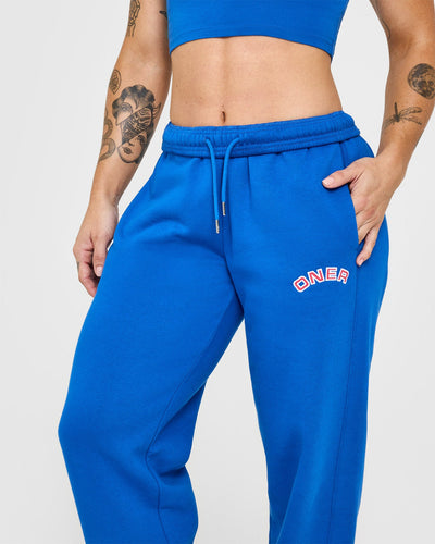 Foundations Joggers With Graphic | Oasis Blue