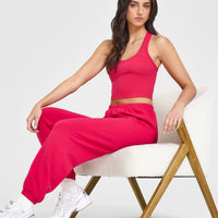 Mid Weight Joggers | Berry Bloom