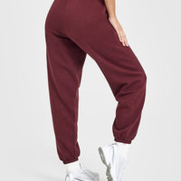 Mid Weight Joggers | Rosewood
