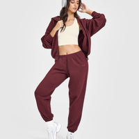 Mid Weight Joggers | Rosewood