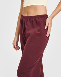 Mid Weight Joggers | Rosewood