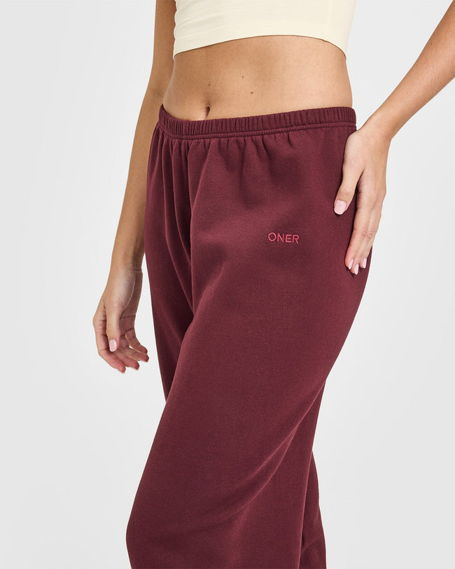 Mid Weight Joggers | Rosewood