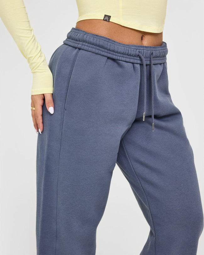 Foundations Joggers With Printed Graphic | Granite Blue