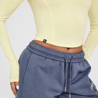 Mellow™ Soft Mid Long Sleeve Top | Pastel Yellow