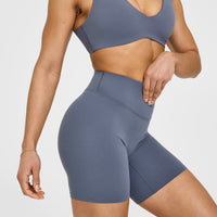 SoftMotion™ Cycling Shorts 8" | Granite Blue