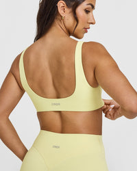 SoftMotion™ Scoop Back Bralette | Pastel Yellow