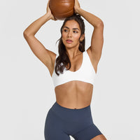 SoftMotion™ Scoop Back Bralette | White
