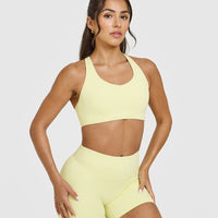SoftMotion™ Sports Bra | Pastel Yellow