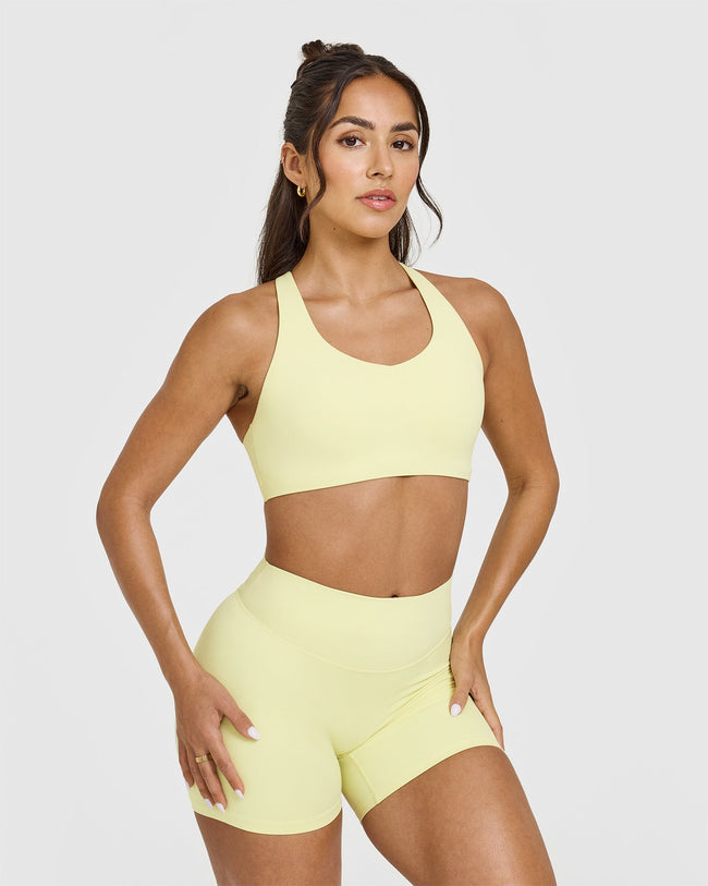 SoftMotion™ Sports Bra | Pastel Yellow