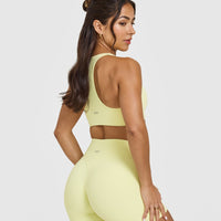 SoftMotion™ Sports Bra | Pastel Yellow