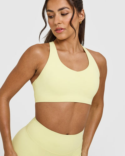 SoftMotion™ Sports Bra | Pastel Yellow
