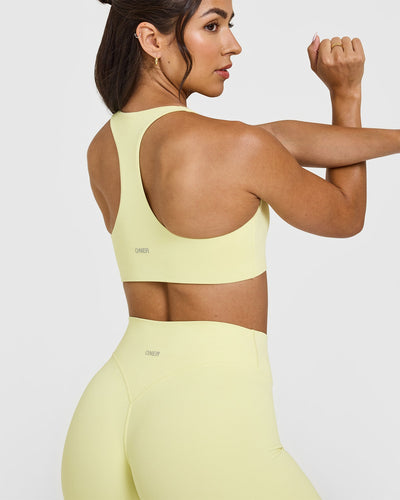 SoftMotion™ Sports Bra | Pastel Yellow