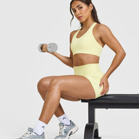 SoftMotion™ Sports Bra | Pastel Yellow