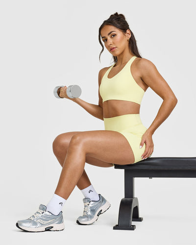 SoftMotion™ Sports Bra | Pastel Yellow