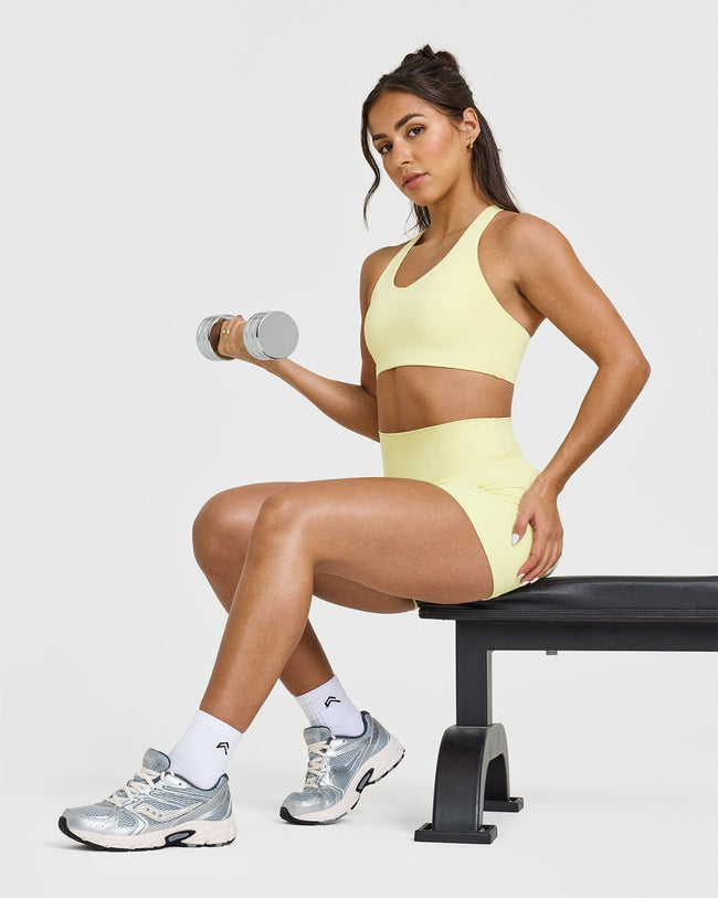 SoftMotion™ Sports Bra | Pastel Yellow