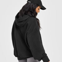 Mid Weight Hoodie | Soft Black