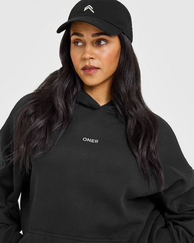 Mid Weight Hoodie | Soft Black