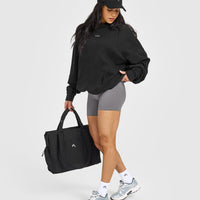 Mid Weight Hoodie | Soft Black