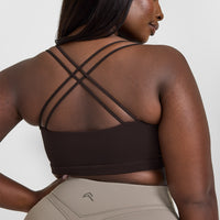 Everyday Cross Over Bralette | 70% Cocoa