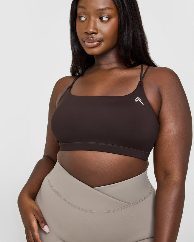 Everyday Cross Over Bralette | 70% Cocoa