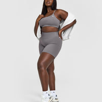 Everyday Cross Over Bralette | Ash Grey