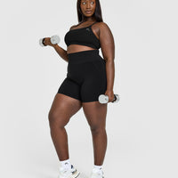 Everyday Cross Over Bralette | Black