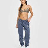 Silhouette Crossover Bralette | Moss Brown