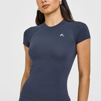 Go To Seamless Fitted Top | True Blue