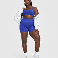 Everyday Cross Over Bralette | Space Blue