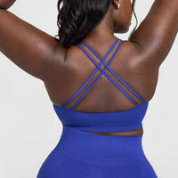 Everyday Cross Over Bralette | Space Blue