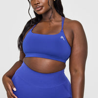 Everyday Cross Over Bralette | Space Blue