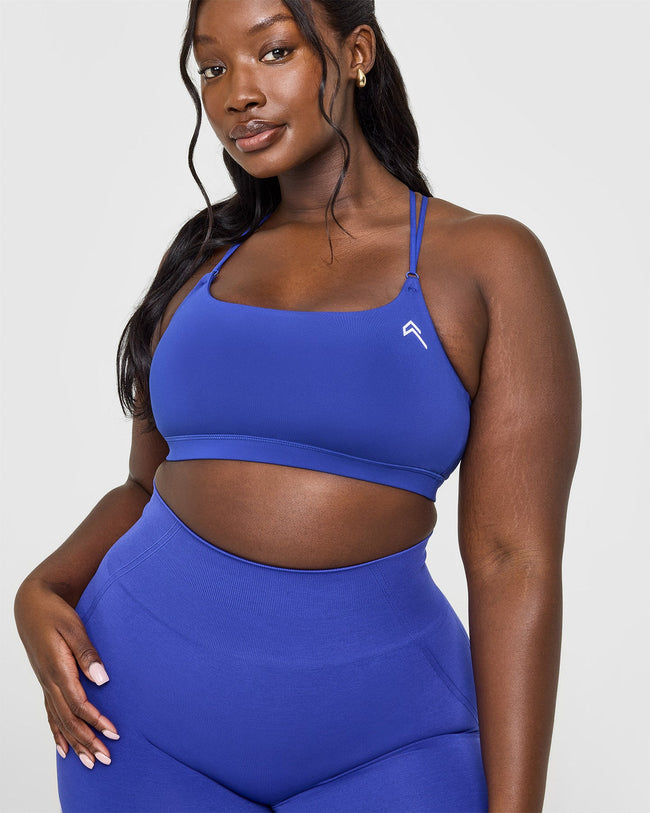 Everyday Cross Over Bralette | Space Blue