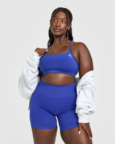 Everyday Cross Over Bralette | Space Blue