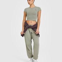 Cotton Icon Baby T-Shirt | Soft Sage Green