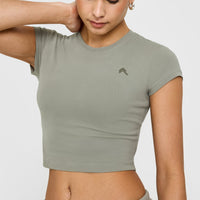 Cotton Icon Baby T-Shirt | Soft Sage Green